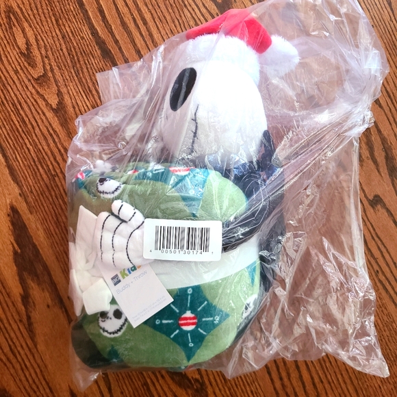 👀50% OFF🎅💀 🛏 NWT‼️ The Big Kid Plush Santa Jack Buddy w/ Cozy Throw Blanket - Picture 5 of 7